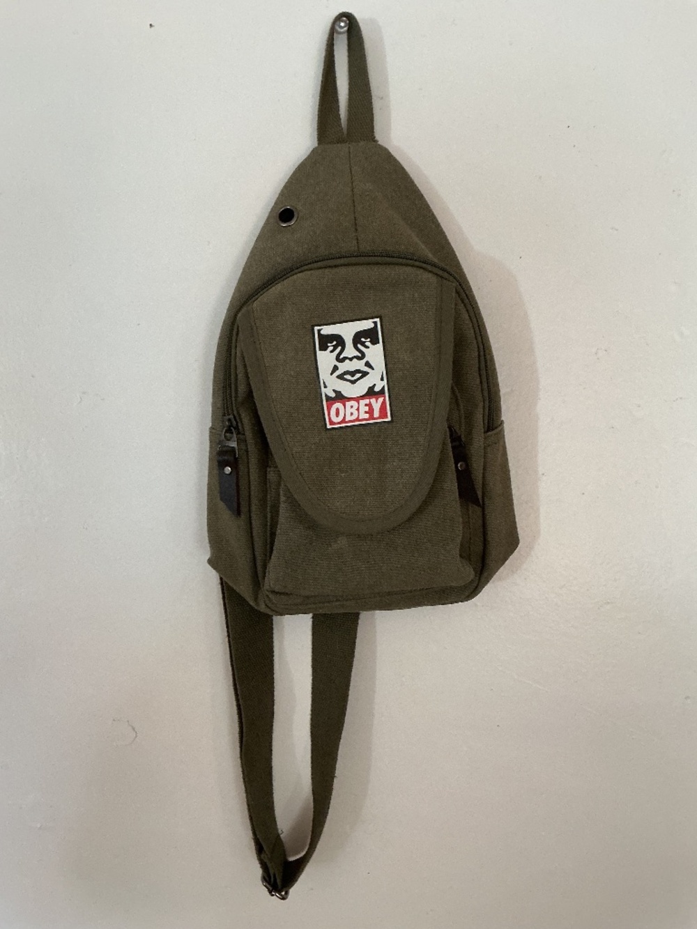 OBEY Forrest Green Slingback Military Streetwear Utility